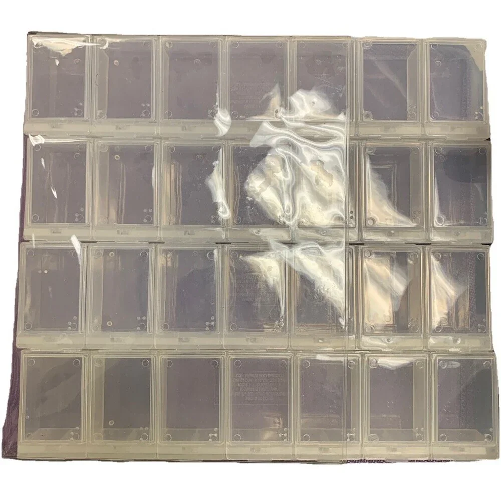 Craft Mates Double Sided Case With 8 Organizers Purple Faux Suede 9.5x9x3